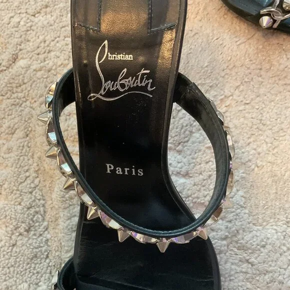 Christian Louboutin Just Chain Heels black - Picture 4 of 9